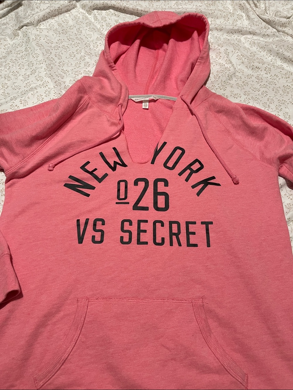 Victoria's Secret Pink Hooded V-Neck Sweater